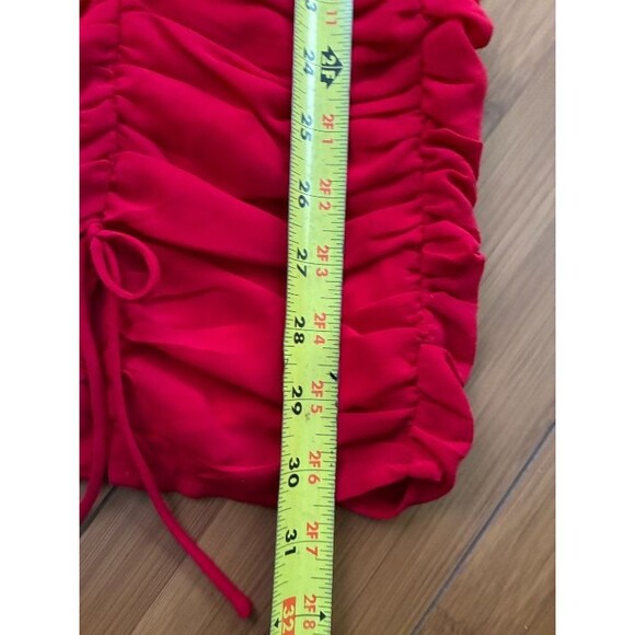 Majorelle Women's Red Mini Ruched Dress XS - Picture 7 of 7